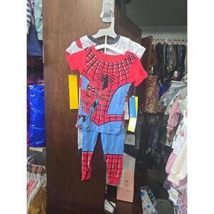 2t two pairs of spider man pajamas item 882